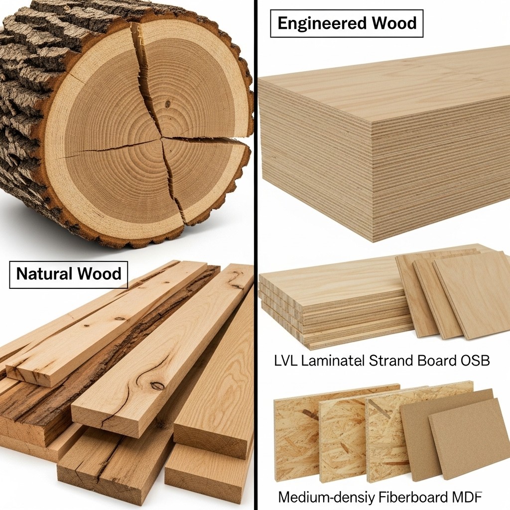 Cách Phân Biệt Gỗ Tự Nhiên và Gỗ Công Nghiệp
